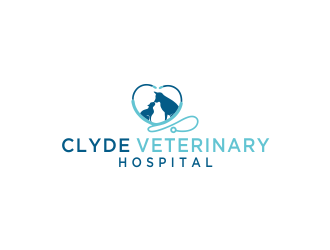 Clyde Veterinary Hospital logo design by afra_art