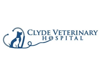 Clyde Veterinary Hospital logo design by samueljho