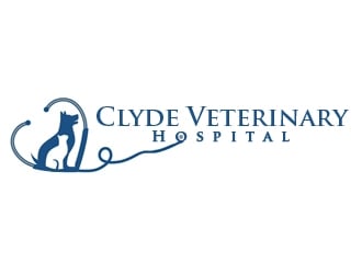 Clyde Veterinary Hospital logo design by samueljho