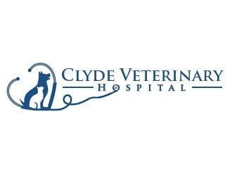 Clyde Veterinary Hospital logo design by samueljho