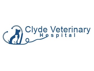 Clyde Veterinary Hospital logo design by samueljho