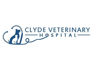 Clyde Veterinary Hospital logo design by samueljho