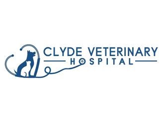 Clyde Veterinary Hospital logo design by samueljho