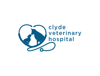 Clyde Veterinary Hospital logo design by afra_art