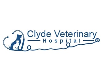 Clyde Veterinary Hospital logo design by samueljho