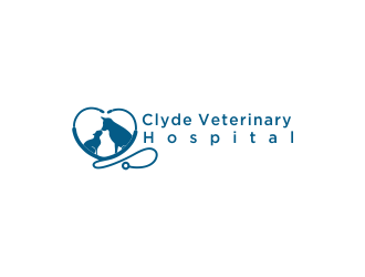 Clyde Veterinary Hospital logo design by afra_art