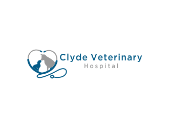 Clyde Veterinary Hospital logo design by afra_art