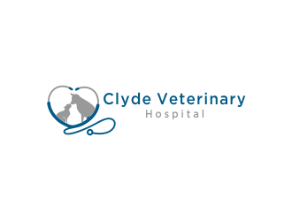 Clyde Veterinary Hospital logo design by afra_art