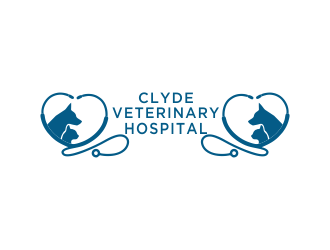 Clyde Veterinary Hospital logo design by afra_art