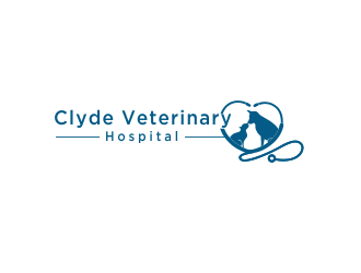 Clyde Veterinary Hospital logo design by afra_art