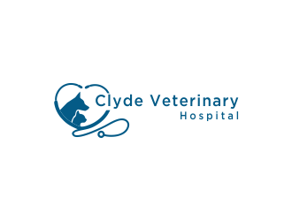 Clyde Veterinary Hospital logo design by afra_art