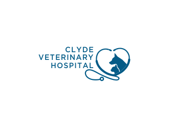 Clyde Veterinary Hospital logo design by afra_art