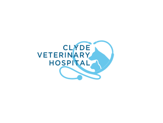 Clyde Veterinary Hospital logo design by afra_art