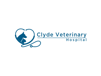 Clyde Veterinary Hospital logo design by afra_art