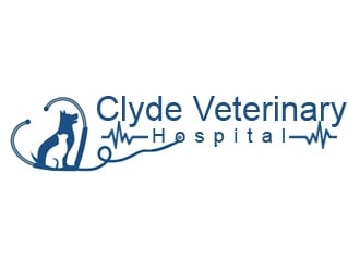 Clyde Veterinary Hospital logo design by samueljho