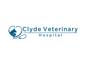 Clyde Veterinary Hospital logo design by afra_art