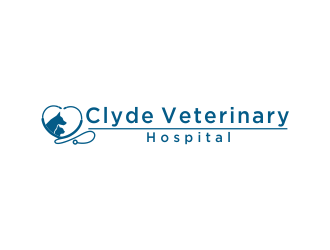 Clyde Veterinary Hospital logo design by afra_art