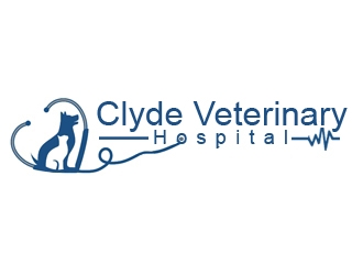 Clyde Veterinary Hospital logo design by samueljho