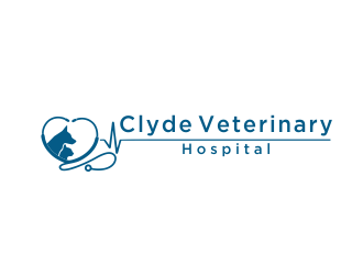 Clyde Veterinary Hospital logo design by afra_art