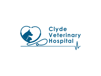 Clyde Veterinary Hospital logo design by afra_art