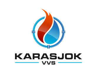 Karasjok VVS logo design by SmartTaste