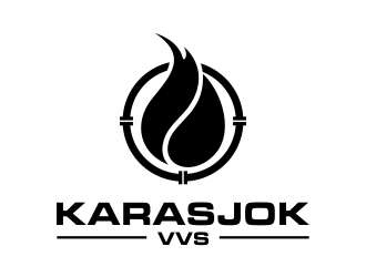 Karasjok VVS logo design by SmartTaste