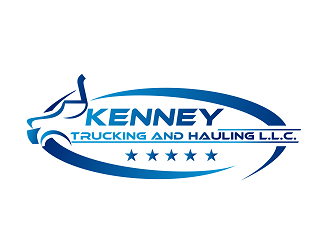 Kenney Trucking And Hauling L.L.C. logo design by Republik