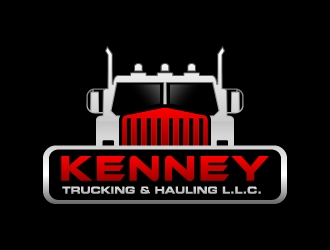 Kenney Trucking And Hauling L.L.C. logo design by labo