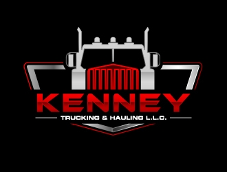 Kenney Trucking And Hauling L.L.C. logo design by labo