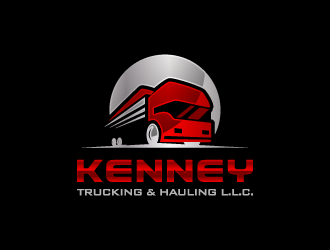 Kenney Trucking And Hauling L.L.C. logo design by pencilhand