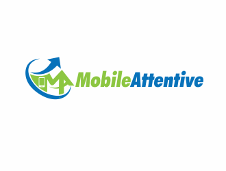 Mobile Attentive logo design by bosbejo