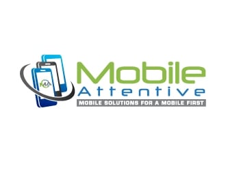 Mobile Attentive logo design by 35mm