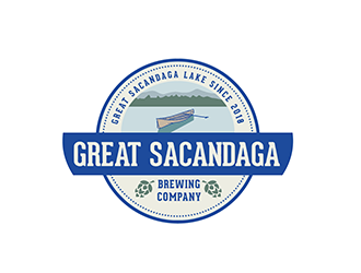 Great Sacandaga Brewing Company logo design by wonderland