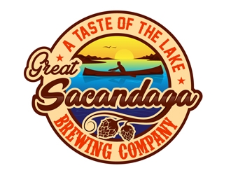 Great Sacandaga Brewing Company logo design by DreamLogoDesign