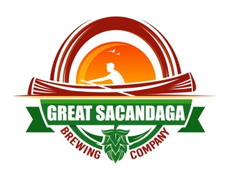 Great Sacandaga Brewing Company logo design by DreamLogoDesign