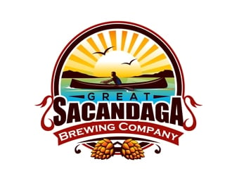 Great Sacandaga Brewing Company logo design by DreamLogoDesign