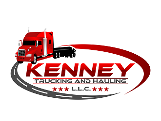 Kenney Trucking And Hauling L.L.C. logo design by Republik