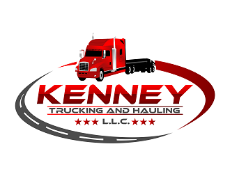 Kenney Trucking And Hauling L.L.C. logo design by Republik