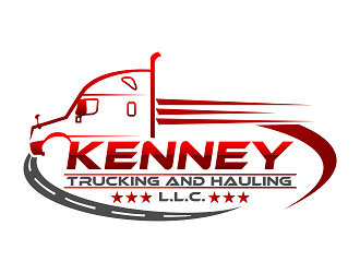 Kenney Trucking And Hauling L.L.C. logo design by Republik