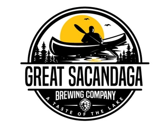 Great Sacandaga Brewing Company logo design by logopond