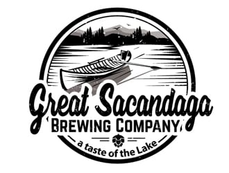 Great Sacandaga Brewing Company logo design by logopond