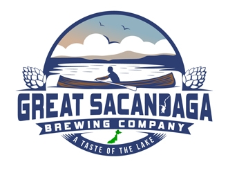 Great Sacandaga Brewing Company logo design by DreamLogoDesign