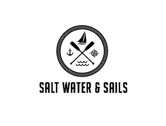 Salt Water and Sails logo design by Rachel