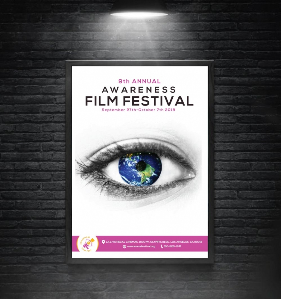 Film festival poster logo design by cre8vpix