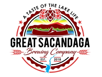 Great Sacandaga Brewing Company logo design by MAXR