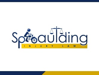 Spaulding Injury Law logo design by JackPayne