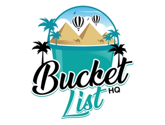 Bucket List HQ logo design by DreamLogoDesign