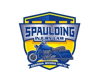 Spaulding Injury Law logo design by DreamLogoDesign