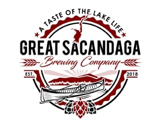 Great Sacandaga Brewing Company logo design by MAXR