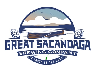 Great Sacandaga Brewing Company logo design by DreamLogoDesign